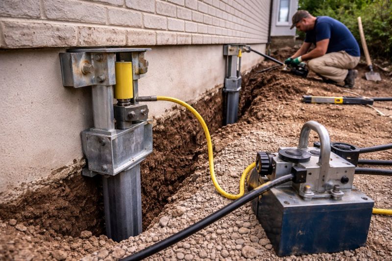 Sinking Foundation Repair in Colchester, CT