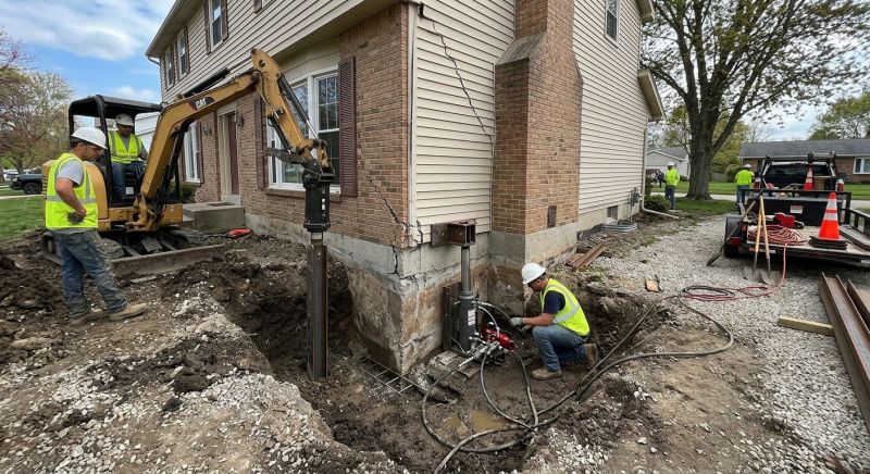 Sinking Foundation Repair in Cromwell, CT