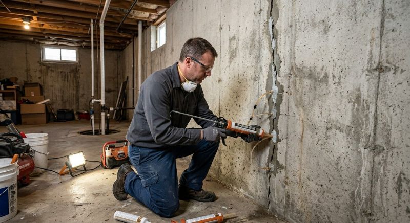 Structural Crack Repair in East Hartford, CT
