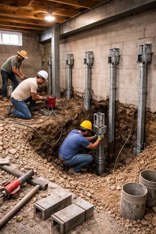 Structural Underpinning in East Hartford, CT