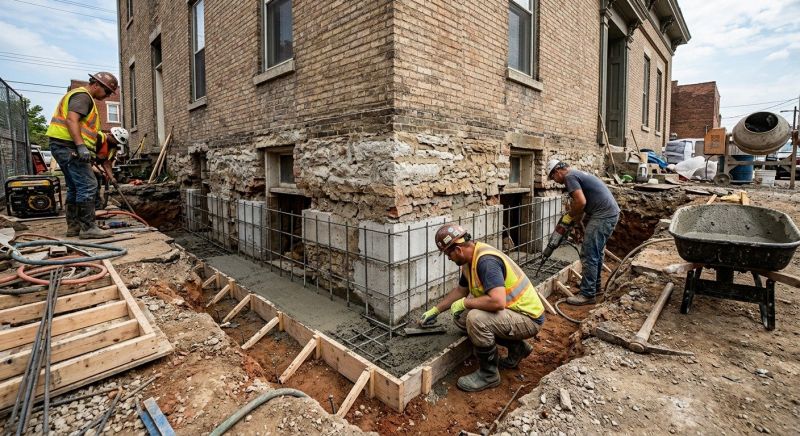 Structural Underpinning in East Hartford, CT