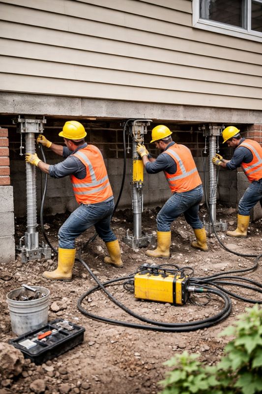 Foundation Stabilizing in Windsor, CT